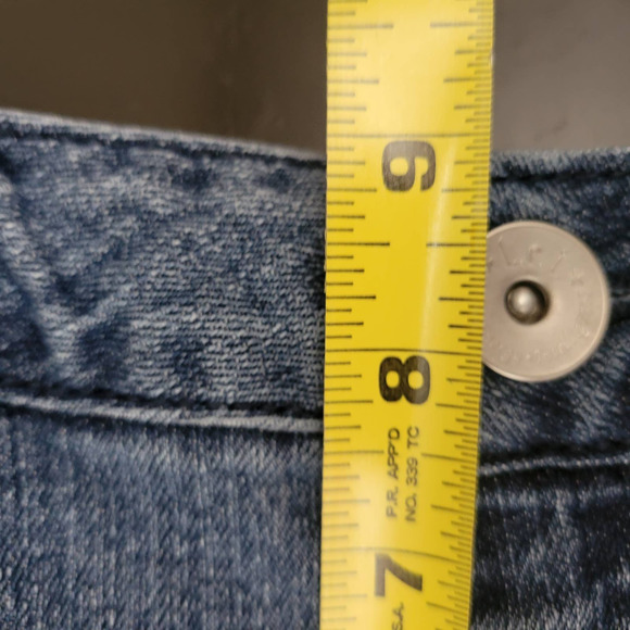 Women L.E.I. Ashley Low rise Junior Jeans Size 13 Stitched pockets Straight Leg - Picture 10 of 11